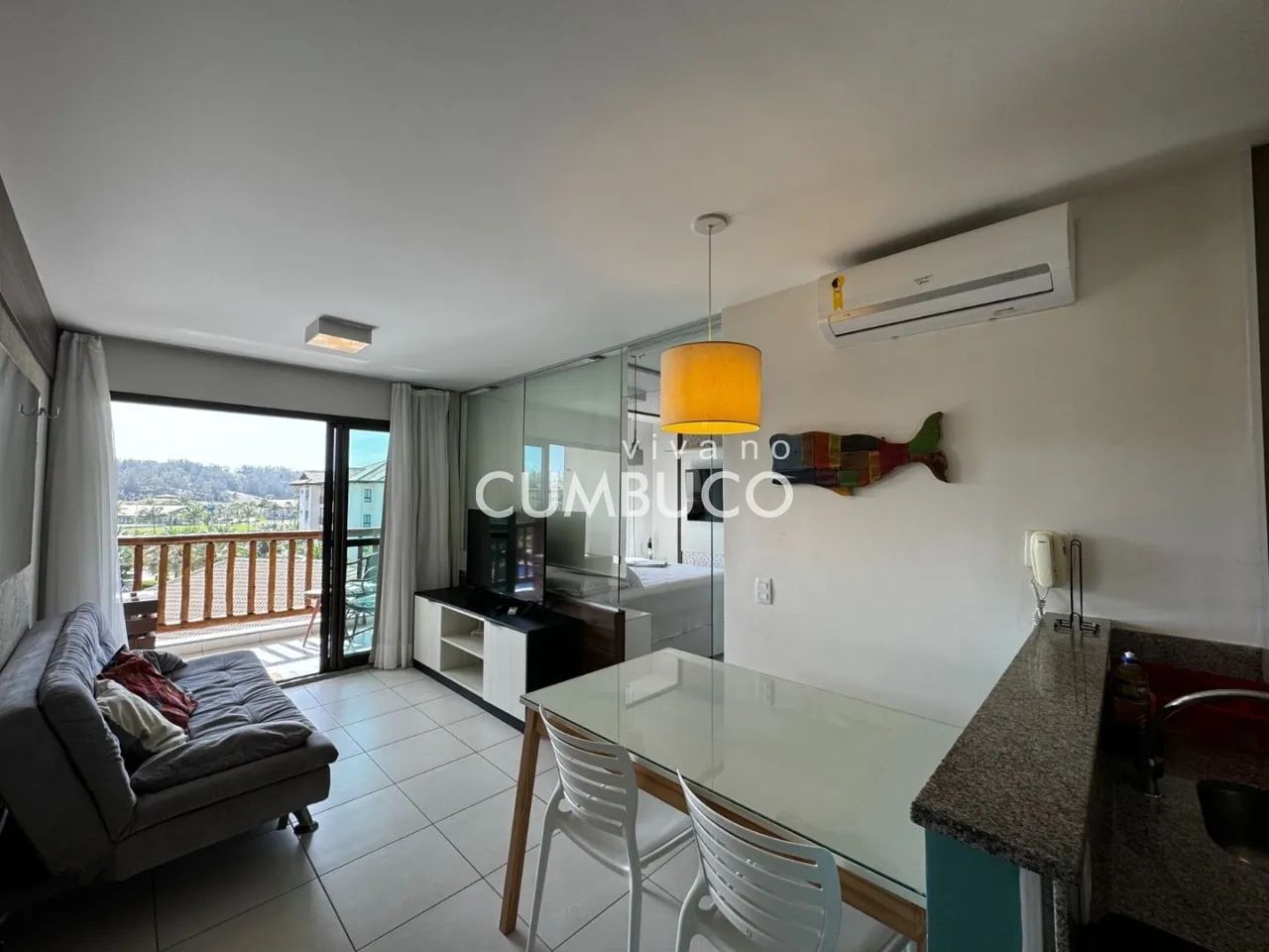 Apartamento com 1 dormitório à venda, 39 m² por R$ 470.000,00 - Cumbuco - Caucaia/CE - Foto 4