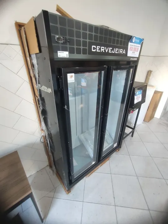 Cervejeira duas portas ( pronta entrega)