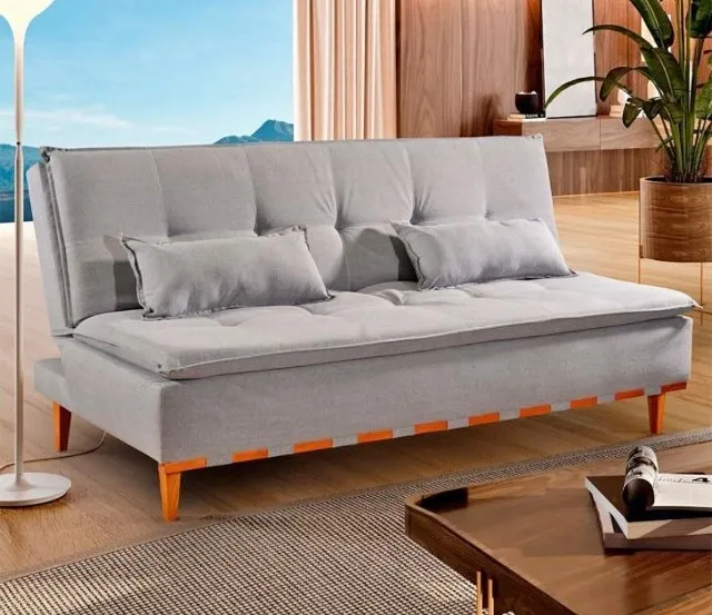 sofá cama solteirão [linho]