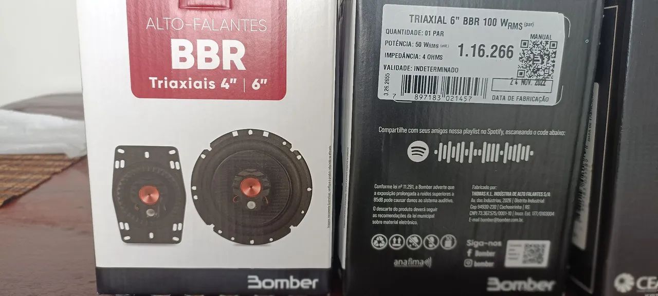 Kit Combo Bomber Mosh - 2 Alto-Falantes 6