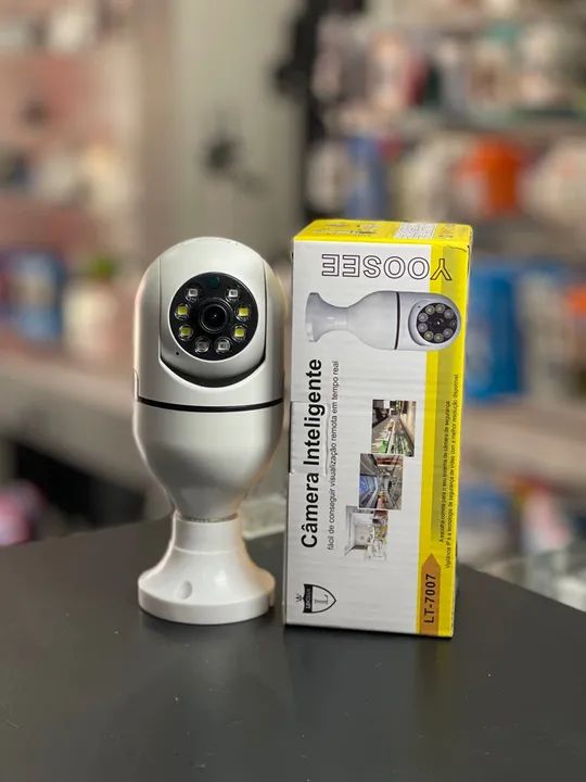Camera Ip Segurança Lampada Yoosee Panoramica  - Foto 4