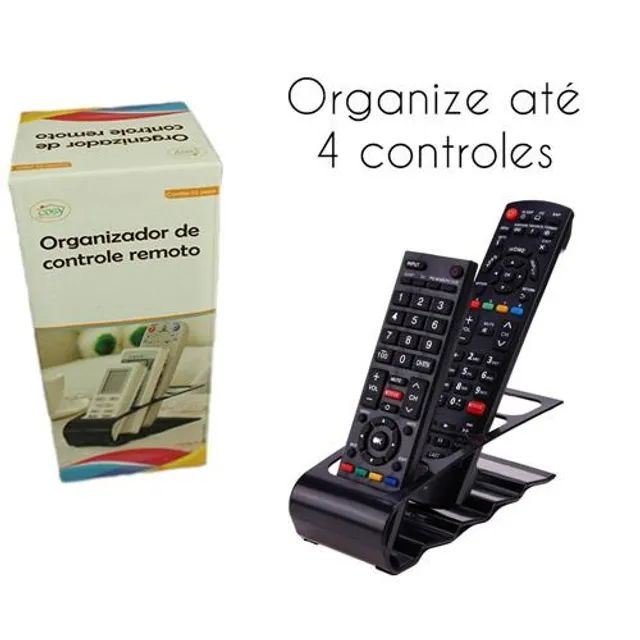 Porta Controle / Organizador De Plastico Para 4 Controles - Foto 2