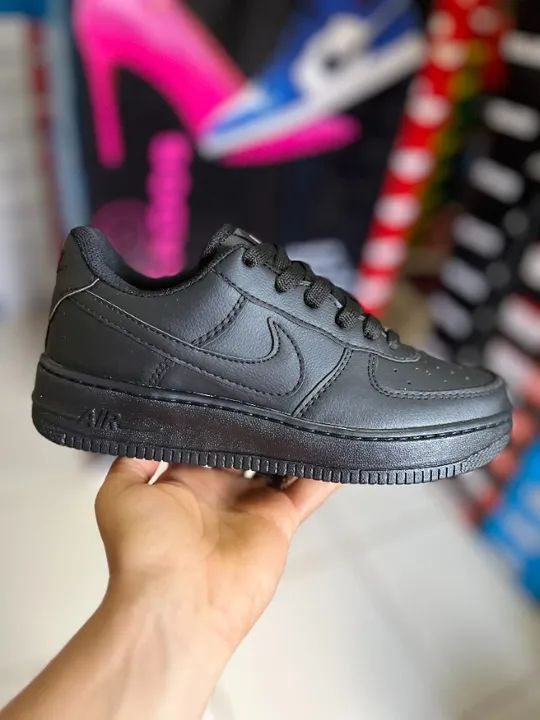 Tênis Infantis TÃªnis Nike Air Force Infantil Preto Tênis Airforce