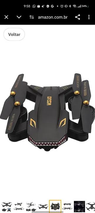 Drone Battle Sharks Visuo XS809S 2 Baterias  - Foto 4