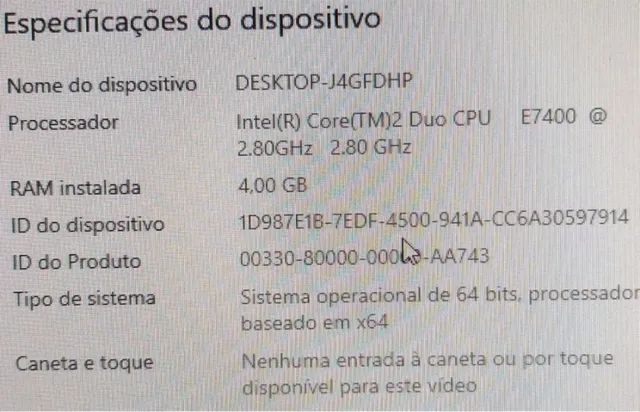 Desktop completo com tela LCD TV com mesa e cadeira para escritório - Foto 3