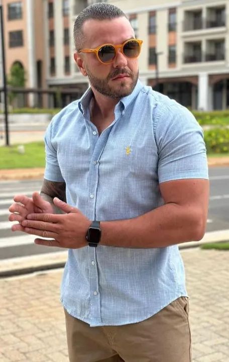 Camisa social no linho  - Foto 5