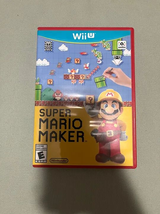 Super Mario Maker Wii U - Midia fisica