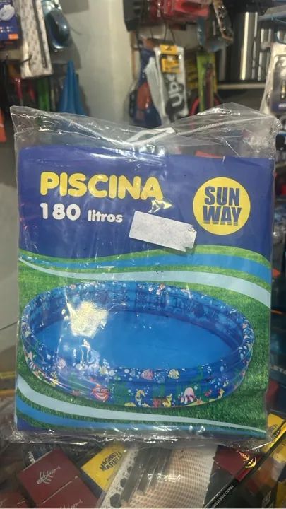 Piscina 180 litros inflável  - Foto 3
