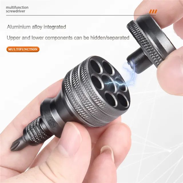 Mini Titanium Screwdriver Bit Kit, Chave De Parafuso Torx Magnética, Ferramentas de Reparo - Foto 4