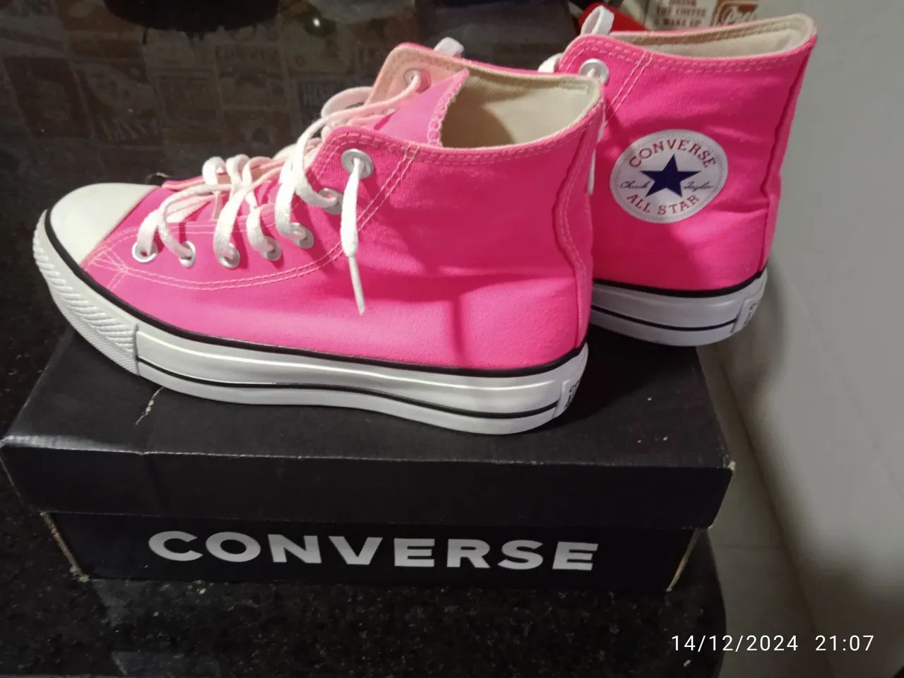 Tênis Converse All Star Rosa - Foto 4
