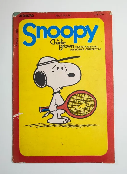 Revista em quadrinhos Gibi Snoopy e Charlie Brown Antiga HQ