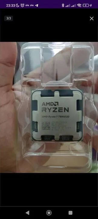 RYZEN 7800x3D NUNCA USADO. - Foto 3