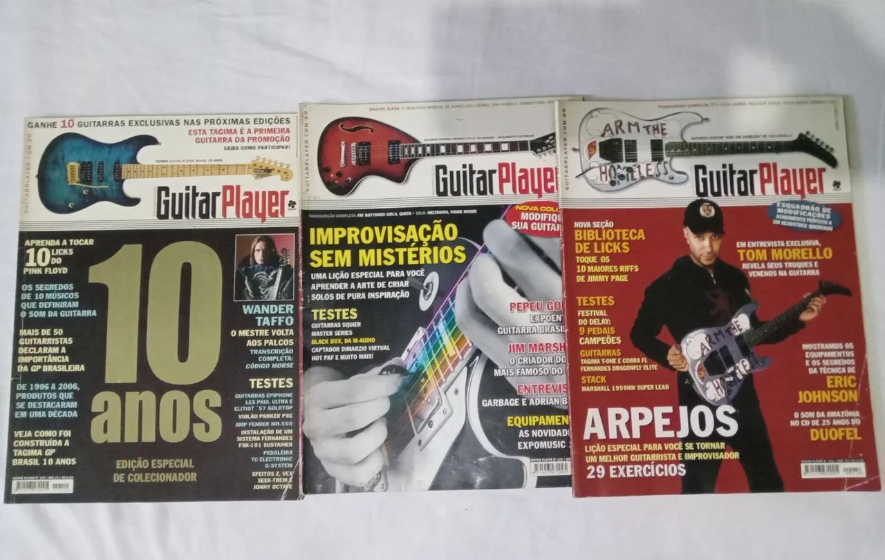 Guitar Player - 3 revistas