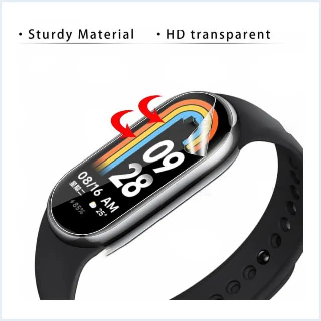 Película para Mi Band Flexível resistente à água todos os modelos da xiaomi - Foto 6