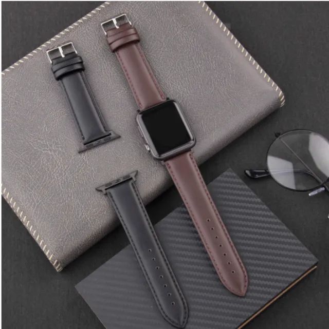 Pulseira Couro pra Apple Watch , Iwo 42/44/45/46/49mm - Foto 2
