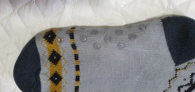 Meia felpuda masculina - Foto 3