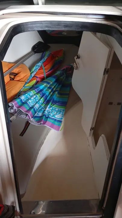 LANCHA FS 230 SCAPARE CABINADA 2013 VERMELHA - Foto 5