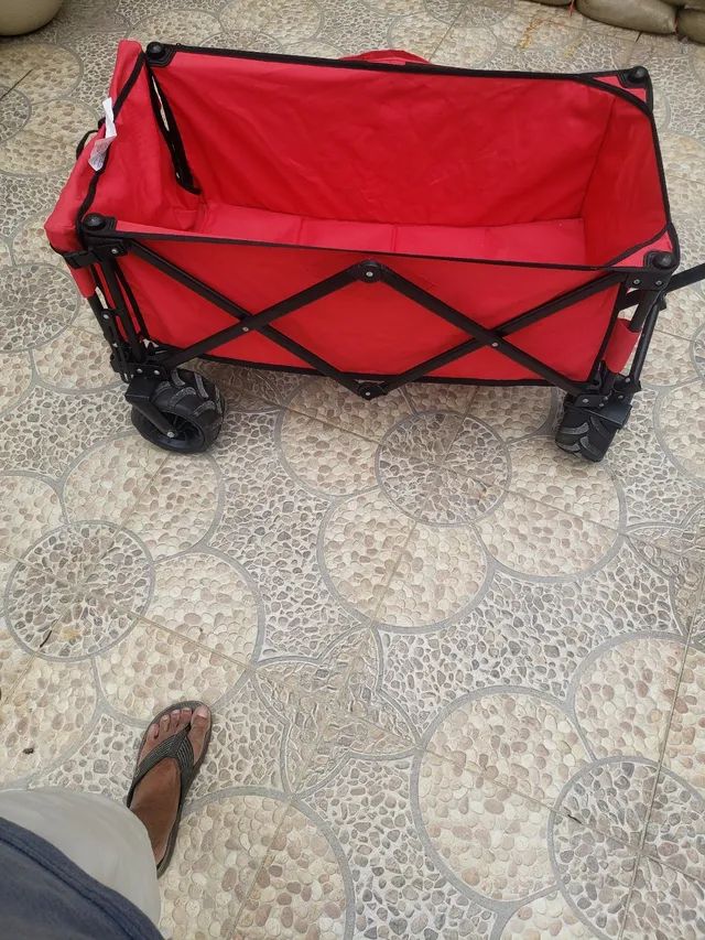 Carrinho articulado com bolsa, marca Nautica - Foto 4