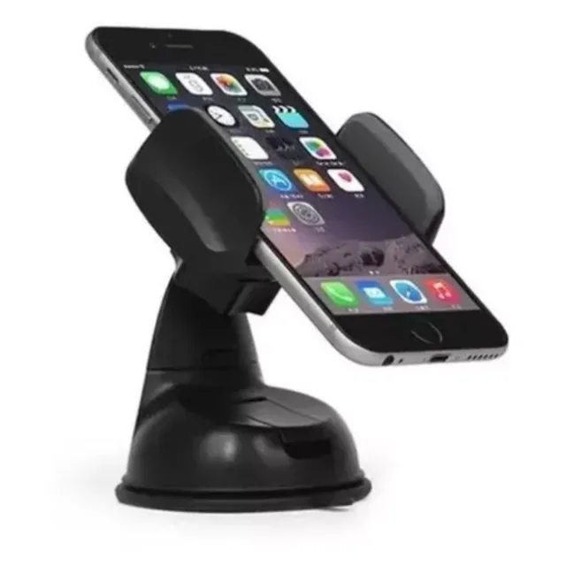 Suporte Celular Veicular Carro Trava Ventosa Silicone Painel Vidro 360 Graus