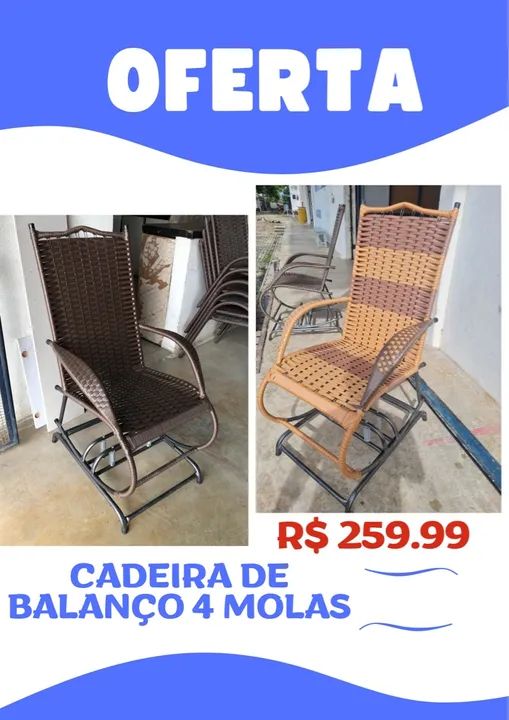 PROMOÇÃO DE CADEIRA DE BALANÇO 260.00 - Foto 3
