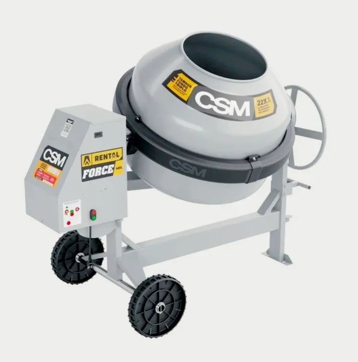 Betoneira Rental CSM 400 lt Monofásico  2 cv - 220 V