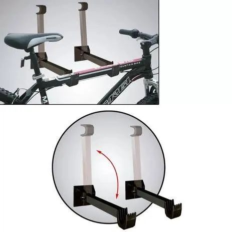 Suporte parede horizontal átrio ciclismo