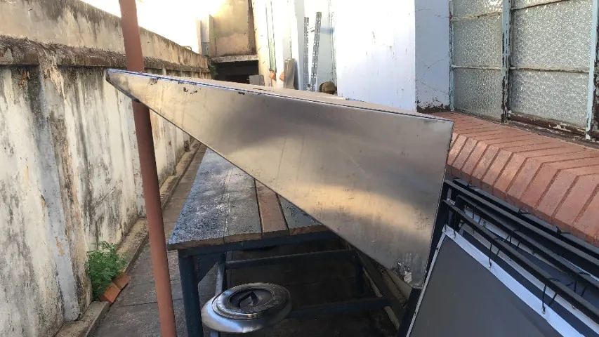 Coifa com tubo interno e externo motor alta sucção