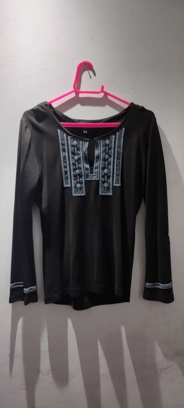 Blusa marrom Equatore. Tam M