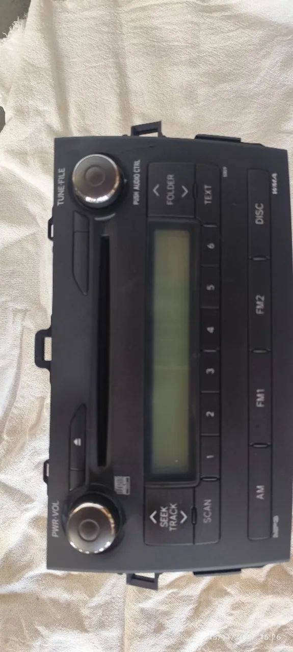 Rádio original Corolla 