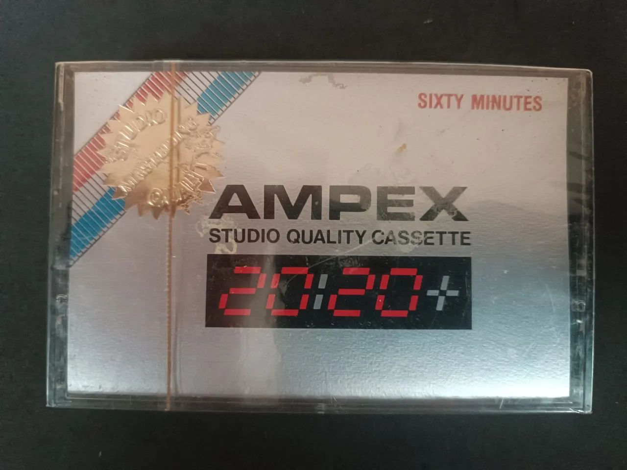 Fita k7 Cassete Ampex Studio Quality 60 Minutos