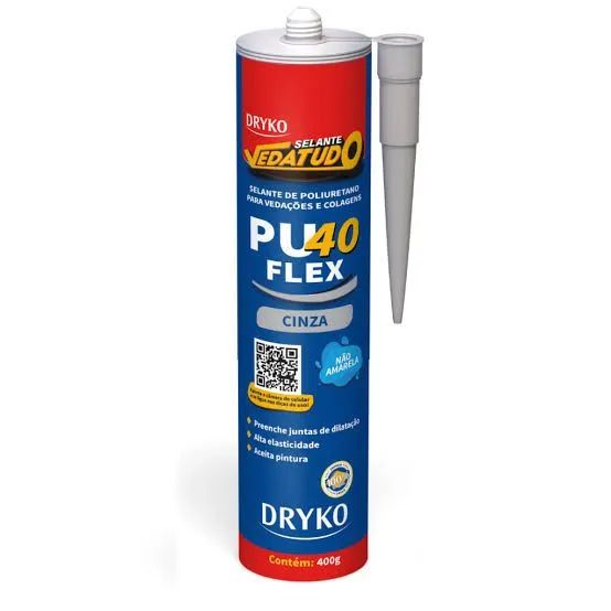 Selante PU40 Flex Cinza Dryko 400g