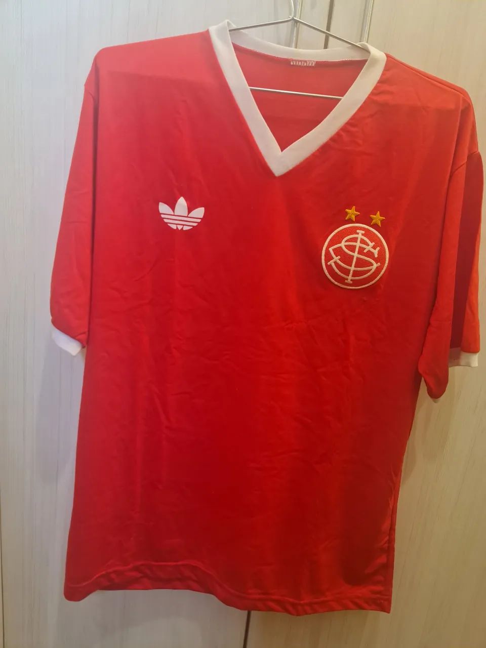 Camisa RETRO de Futebol Adidas - internacional - Tamanho M