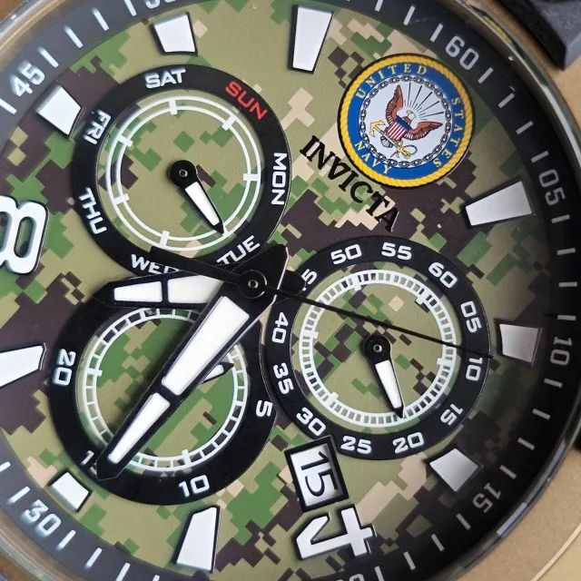 Relógio Invicta U.S. Navy Edição Especial Camuflado 34769 - Foto 3