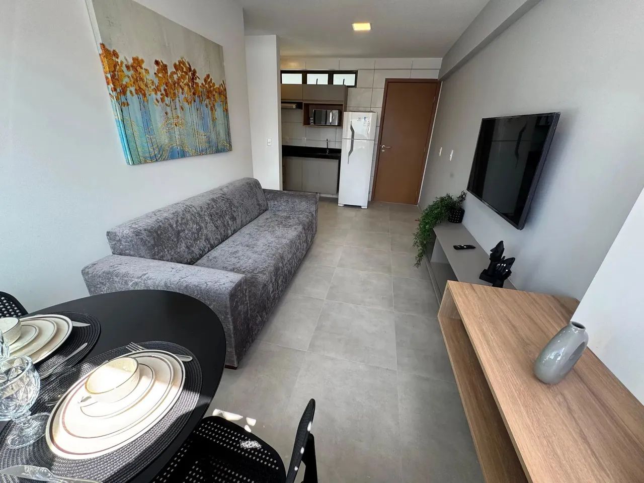 APARTAMENTO PARA ALUGUEL EM BOA VIAGEM AP DE LUXO NOVINHO COM 1 QUARTO MOBILIADO APENAS R$ - Foto 2
