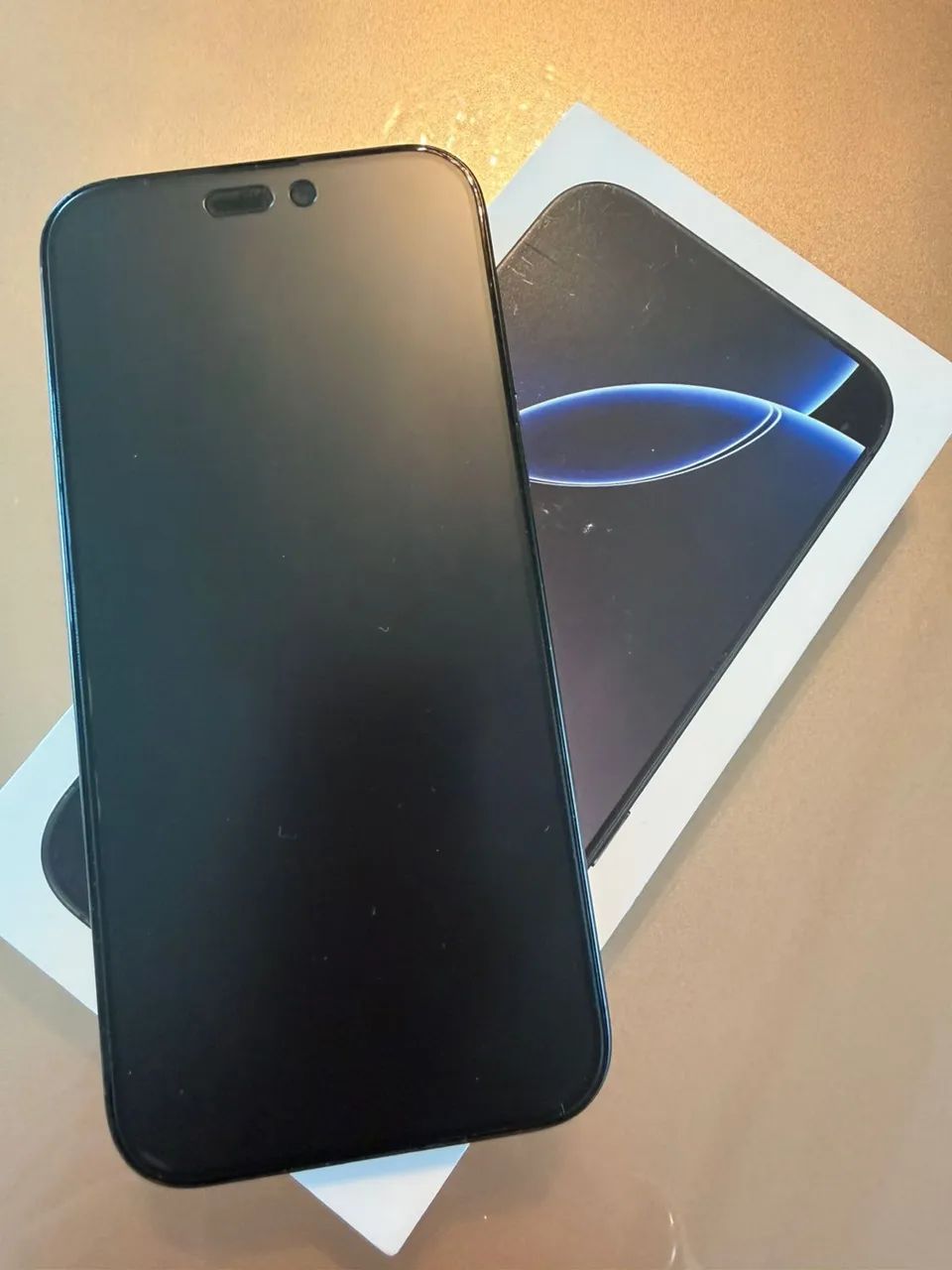 iPhone 16 Pro Max 512gb na garantia. Cor Cinza. 100% de bateria