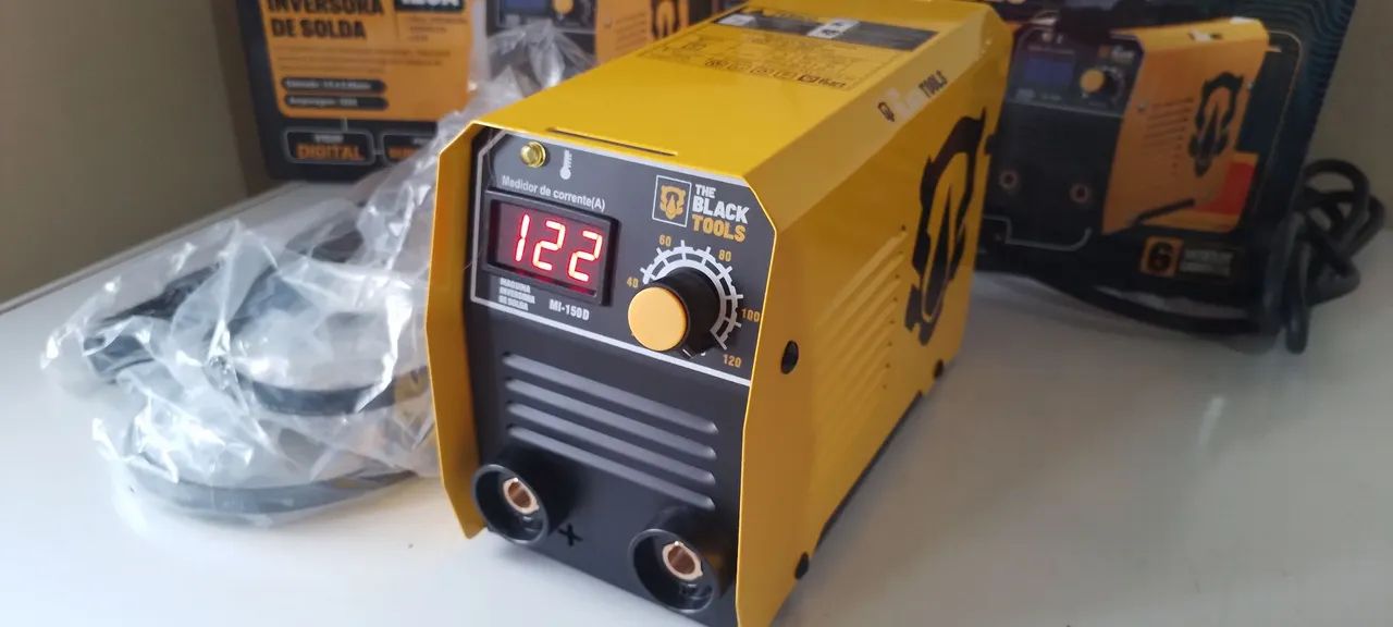 Máquina de Solda mma 120a 220v Inversora Black Tools ( só funciona em 220v)  - Foto 3