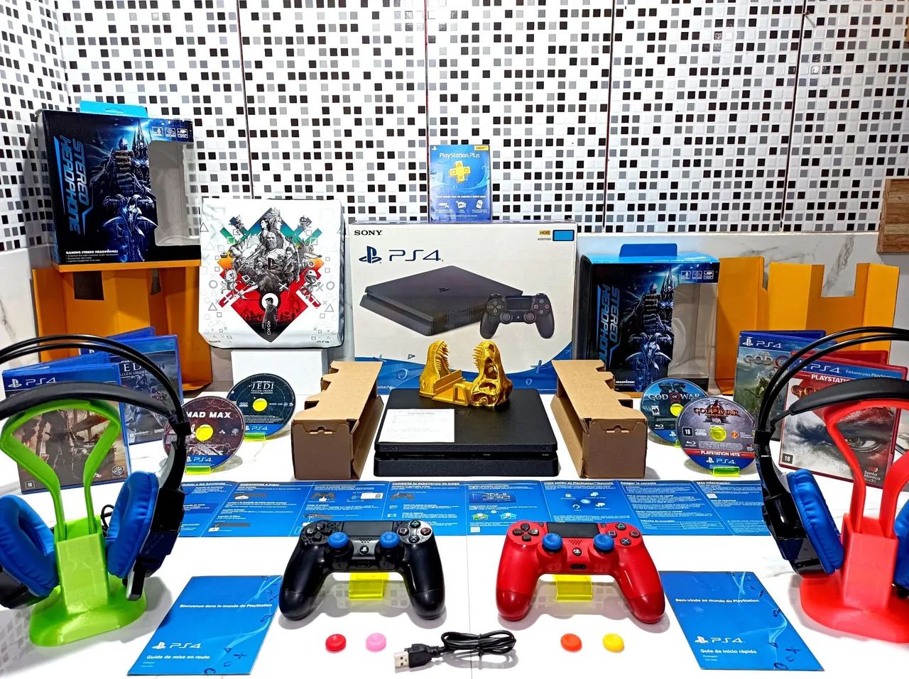PLAYSTATION 4 SLIM COMPLETO DIVIDIDO EM ATÉ 12 X PARA FACILITAR  - Foto 2