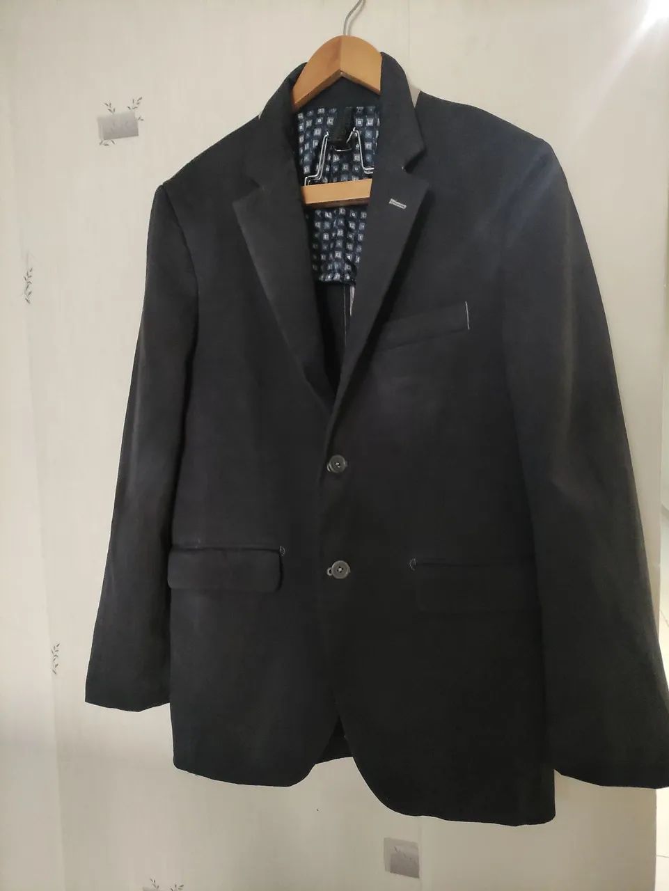 Blazer Social Preto Elegante Brooksfield talent