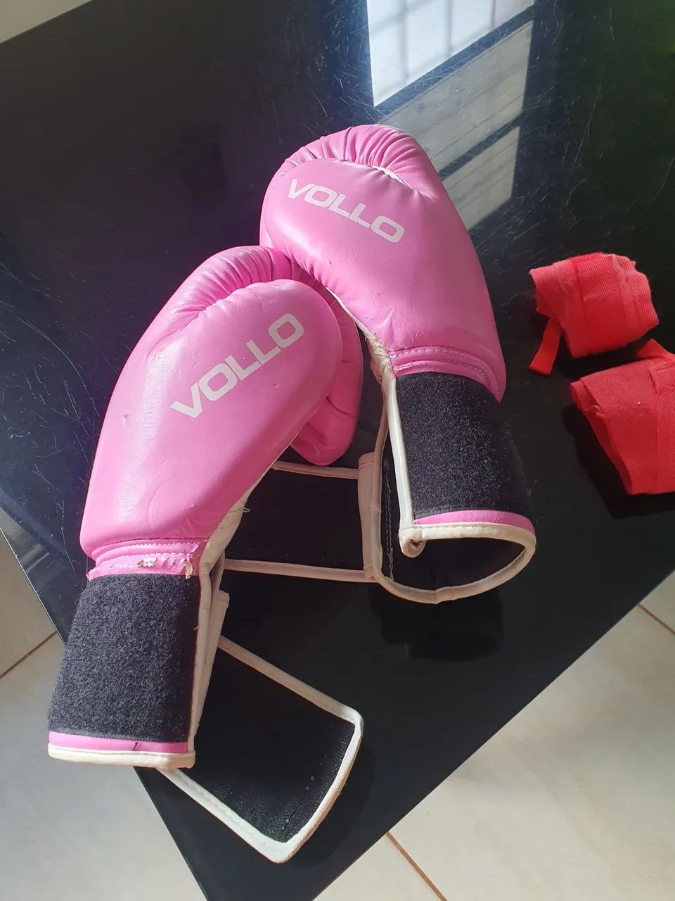 Luvas de Boxe Volto Rosa - Tamanho P