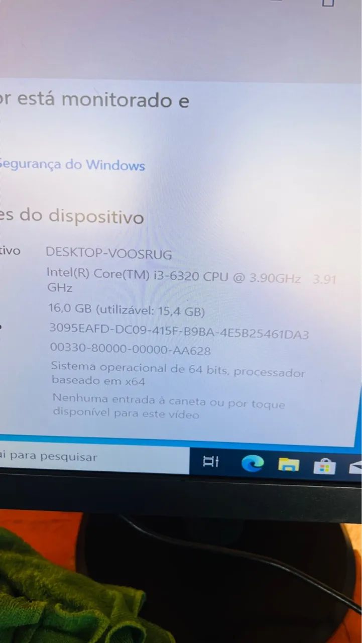 CPU core i3 6º geração Positivo Master  - Foto 5