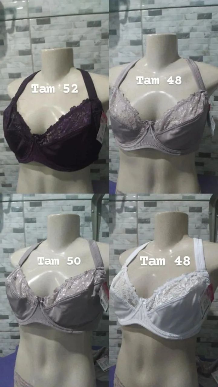 Sutiã Lousane com aro e sem espuma Demillus  - Foto 3