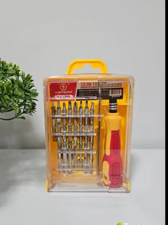 Jogo de Chaves de Fenda 32 em 1 - Novo