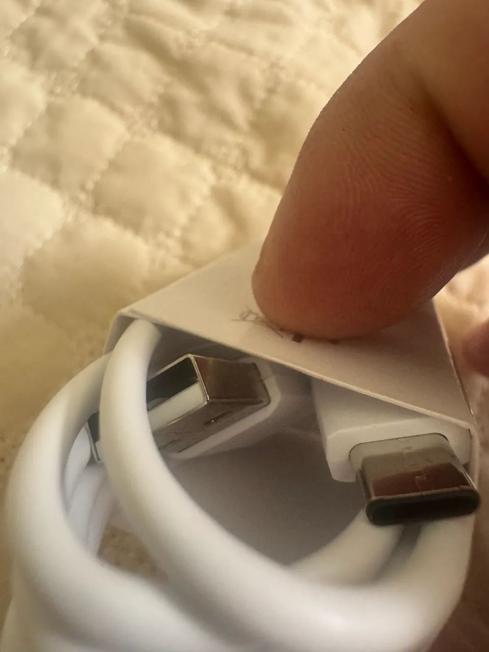 Cabo Samsung Original (Branco) USB-A para USB-C - Foto 4