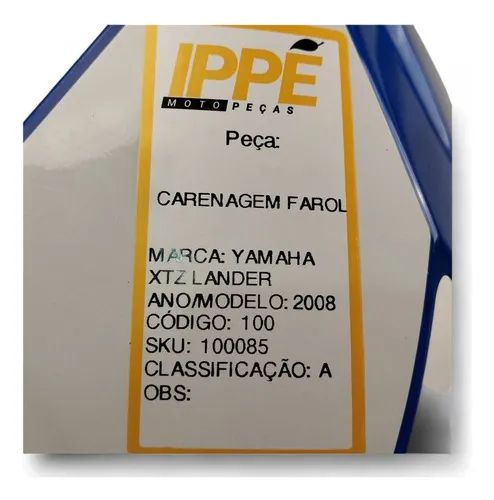Carenagem Farol Yamaha Xtz Lander 2008 - Foto 5