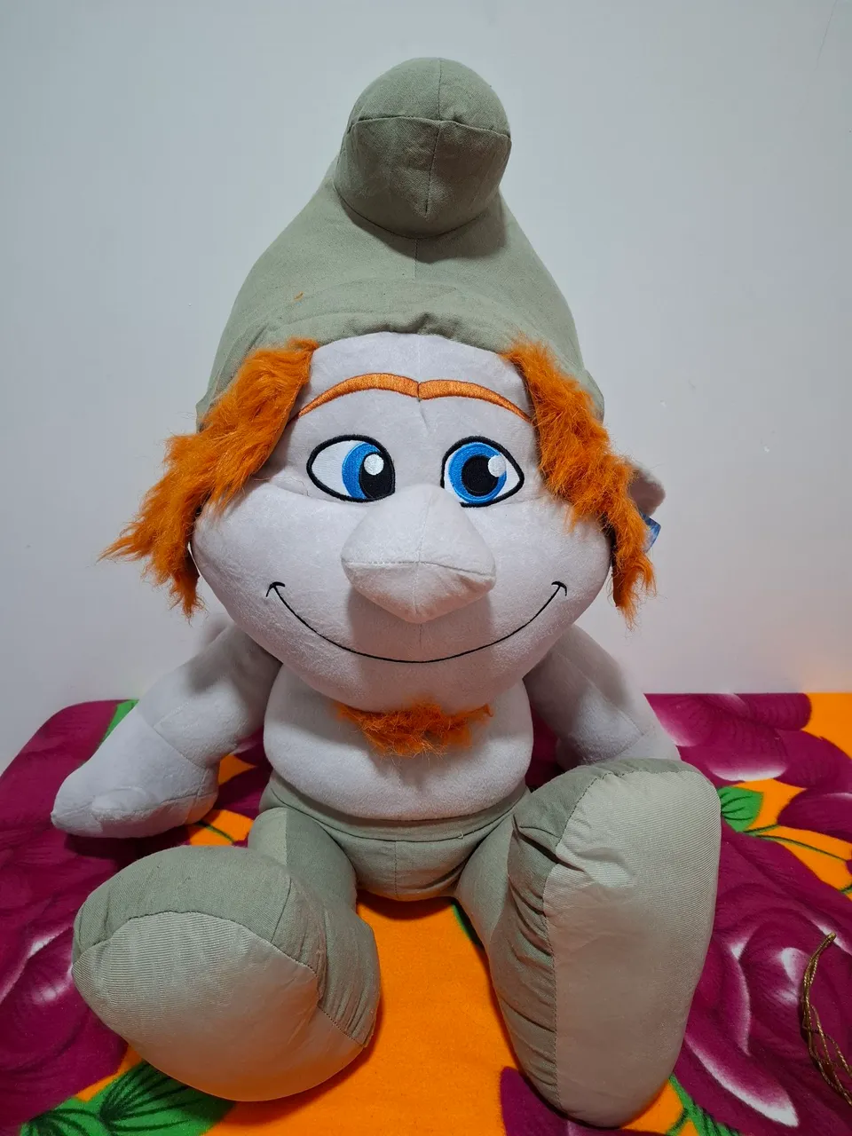 Pelúcia do Smurf com Cabelo Laranja