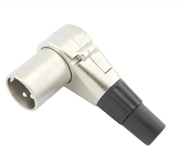 Plug xlr macho 90 graus 641607 Mxt