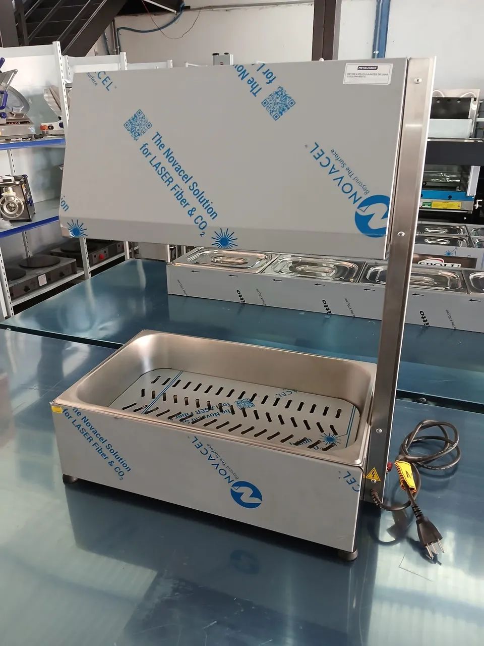  Conservador de Fritura 1 Cuba inox Metalcubas  - Foto 4