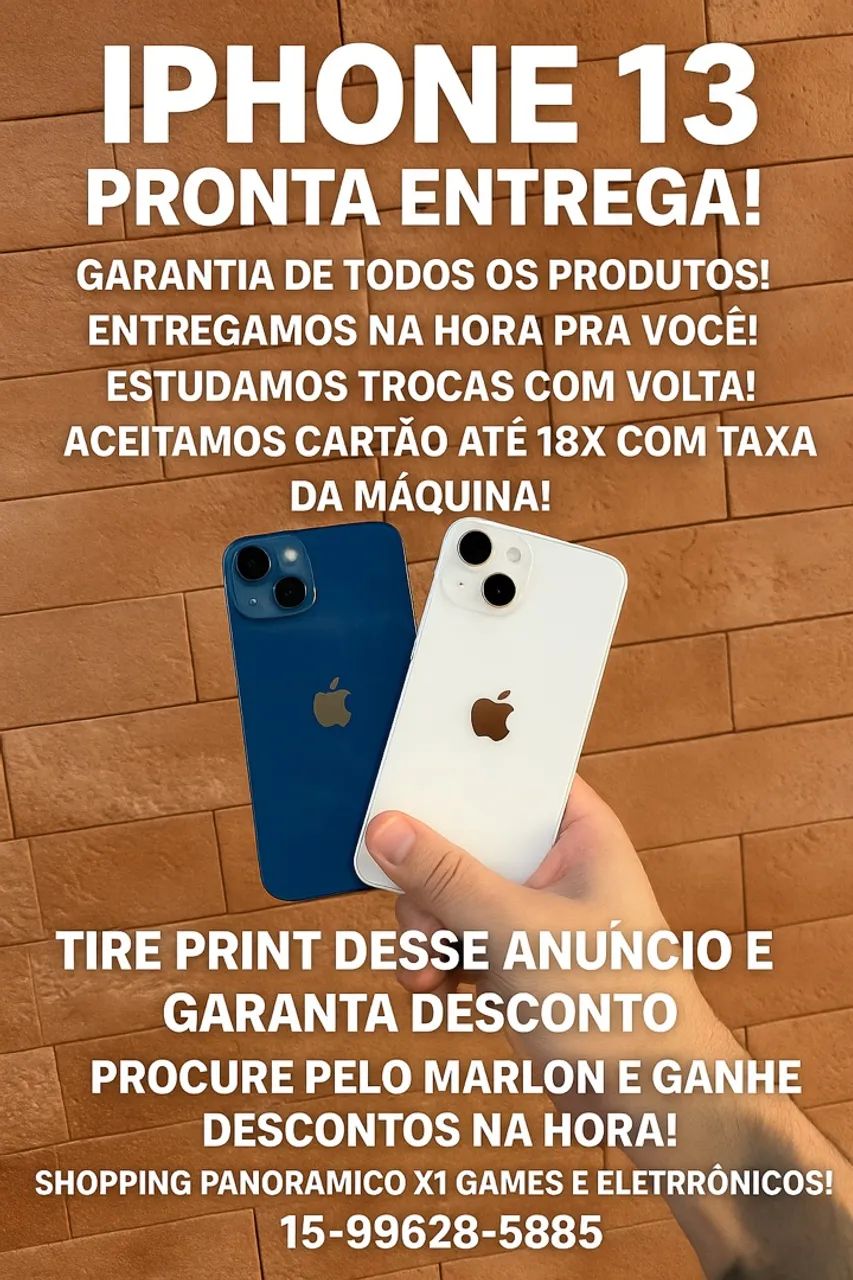 IPHONE 13 COM MELHOR PREÇO É AQUI 
