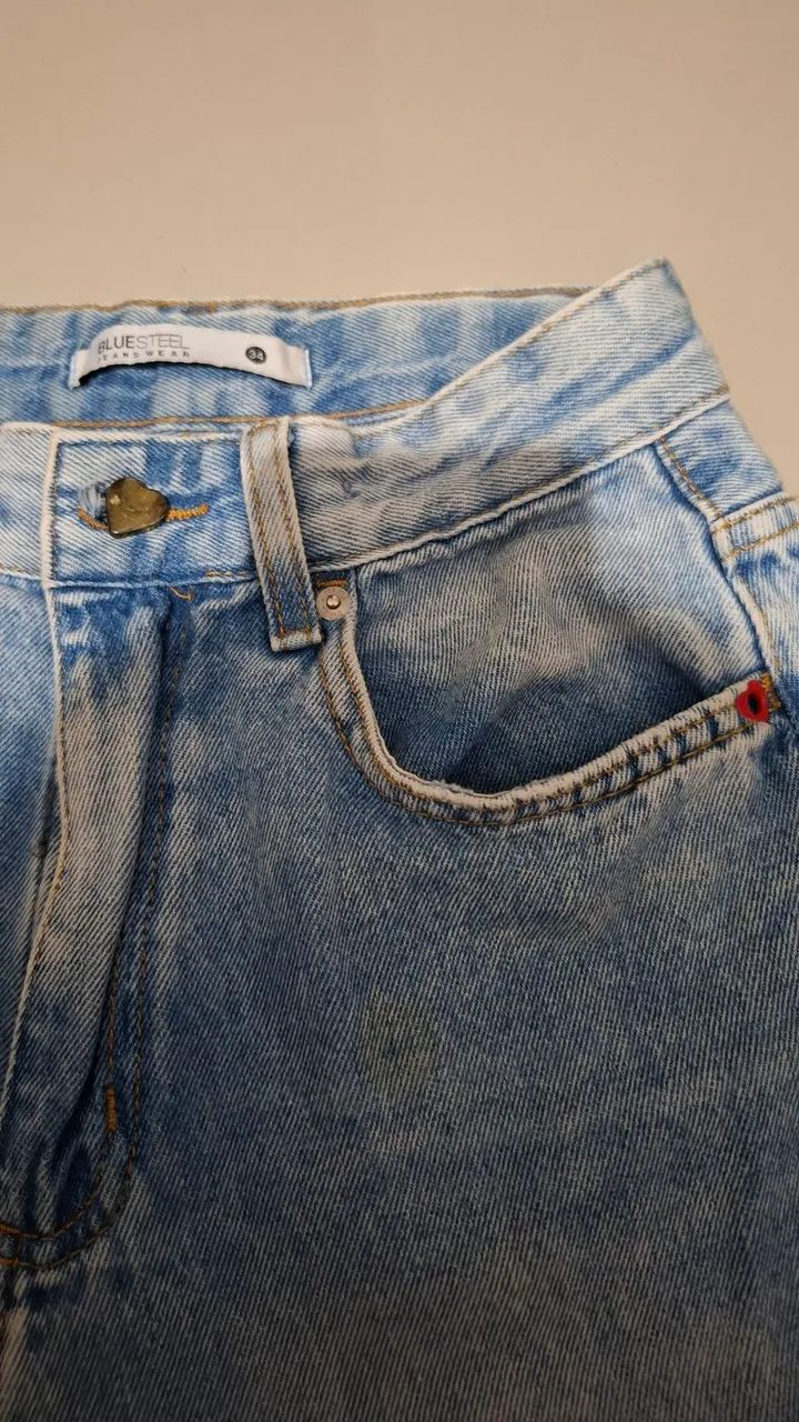 Calça mom jeans 34 - Foto 2