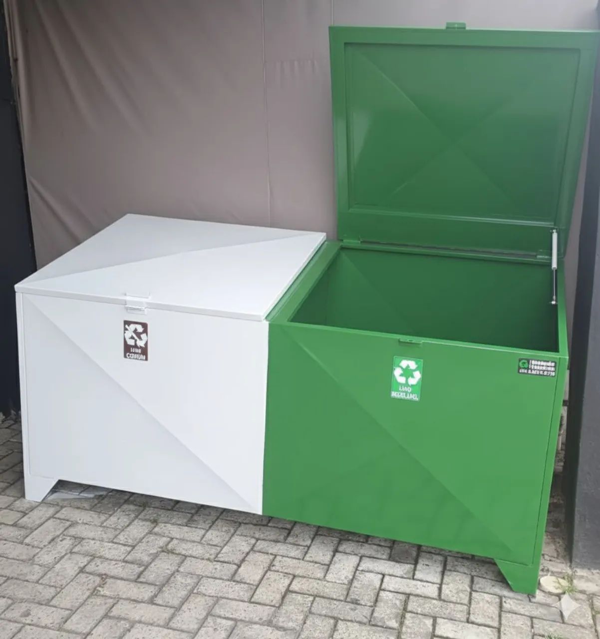 Lixeira grande capacidade 2300lts 